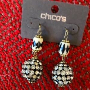 Set of Chicos Earrings and White House Black Market bracelet